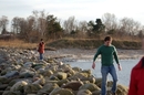 Strandspaziergang mit Stolpersteinen